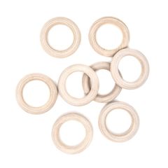 Ξύλινα δαχτυλίδια Μακραμέ | Διάφορα μεγέθη