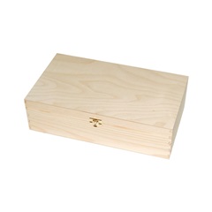 Ξύλινο κουτί 2 φιαλών 35x20x9.8 εκ