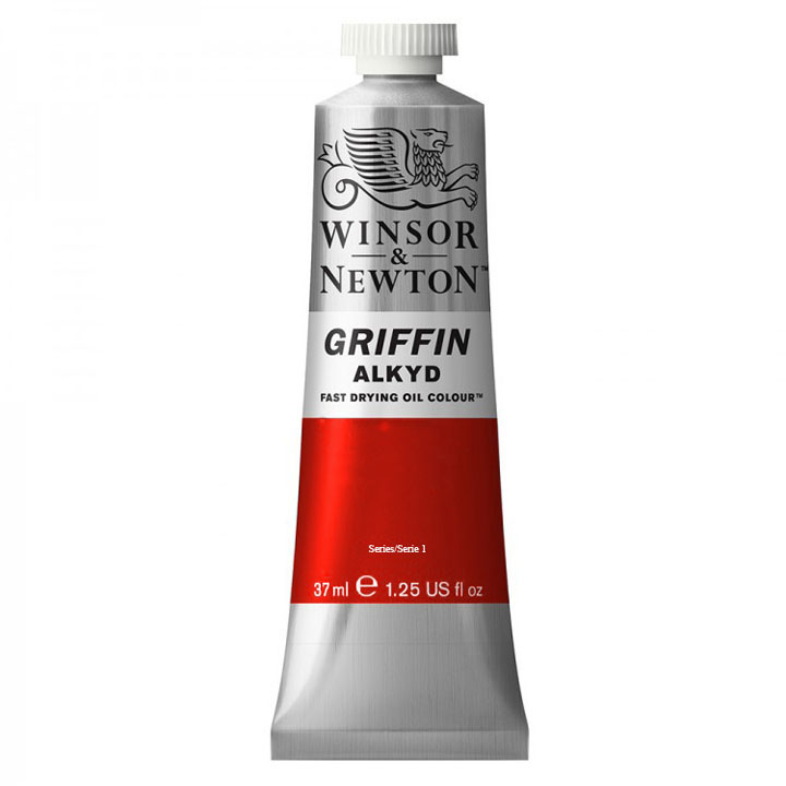 Λαδι με γρηγορη ξυρανση Winsor & Newton Griffin Alkyd 37 ml Cadmium Red light Hue 