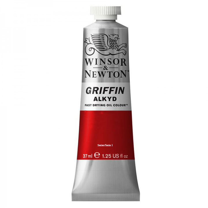 Λαδι με γρηγορη ξυρανση Winsor & Newton Griffin Alkyd 37 ml Cadmium Red Medium Hue 