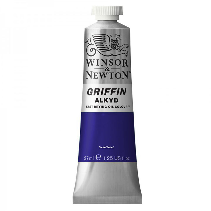 Λαδι με γρηγορη ξυρανση Winsor & Newton Griffin Alkyd 37 ml Dioxazine Purple