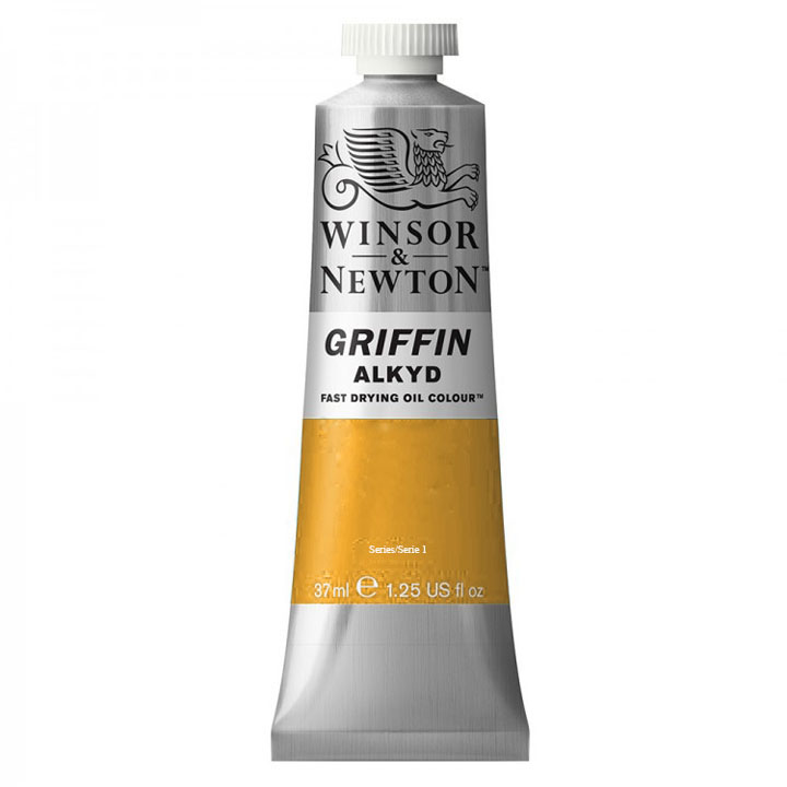 Λαδι με γρηγορη ξυρανση Winsor & Newton Griffin Alkyd 37 ml Indian Yellow