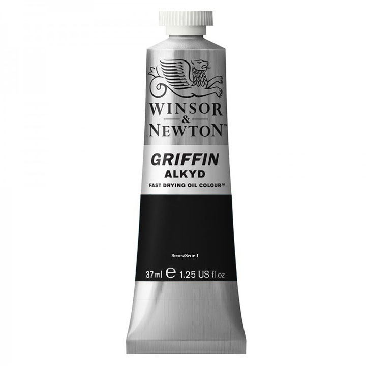 Λαδι με γρηγορη ξυρανση Winsor & Newton Griffin Alkyd 37 ml Ivory Black