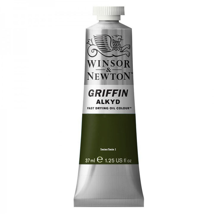 Λαδι με γρηγορη ξυρανση Winsor & Newton Griffin Alkyd 37 ml Olive Green