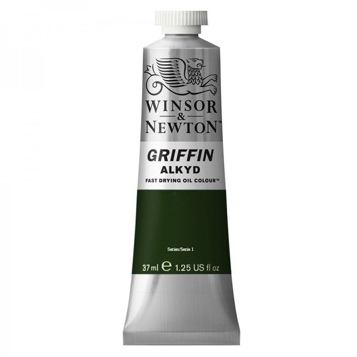 Λαδι με γρηγορη ξυρανση Winsor & Newton Griffin Alkyd 37 ml Permanent Sap Green