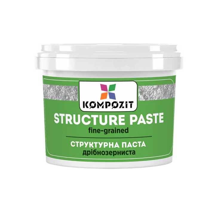 Λευκή λεπτόκοκκη πάστα δόμησης από την Kompozit | 1 000 ml