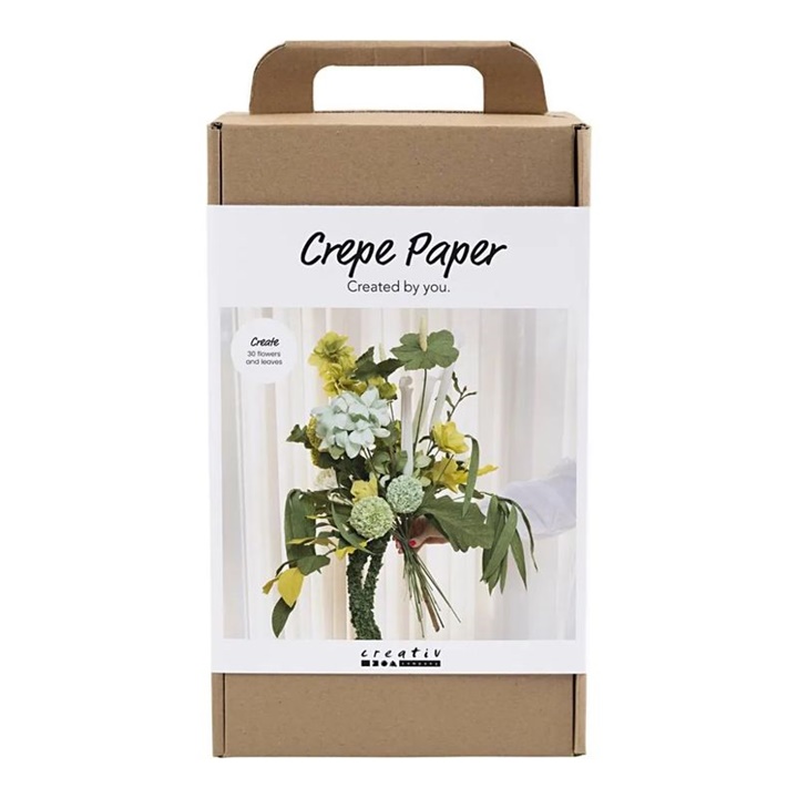 Maxi Creative Set για την κατασκευή λουλουδιών από χαρτί κρεπ