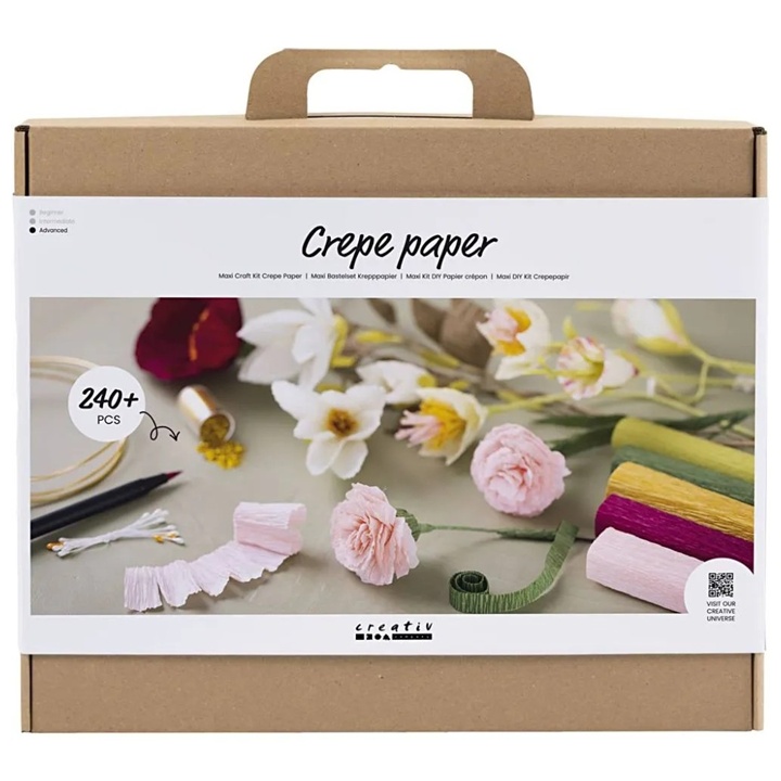 Maxi Creative Set | Λουλούδια από χαρτί κρεπ