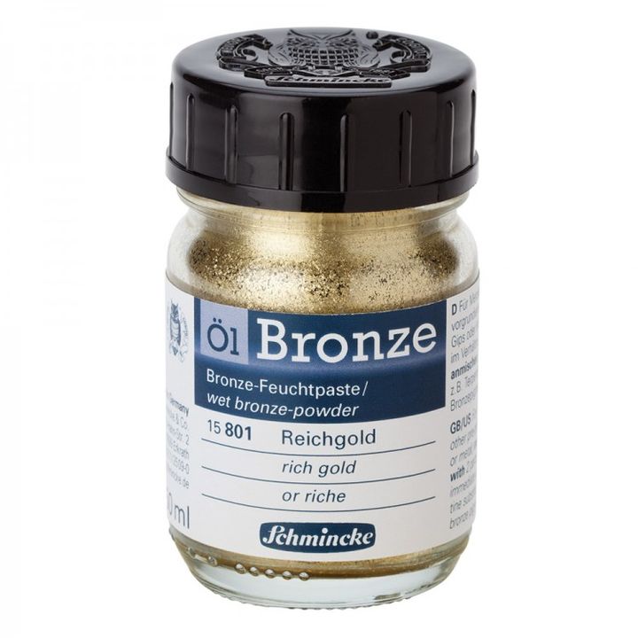 Μεταλλική σκόνη Oil-Bronze Schmincke 50 ml  | 15 801 deep gold
