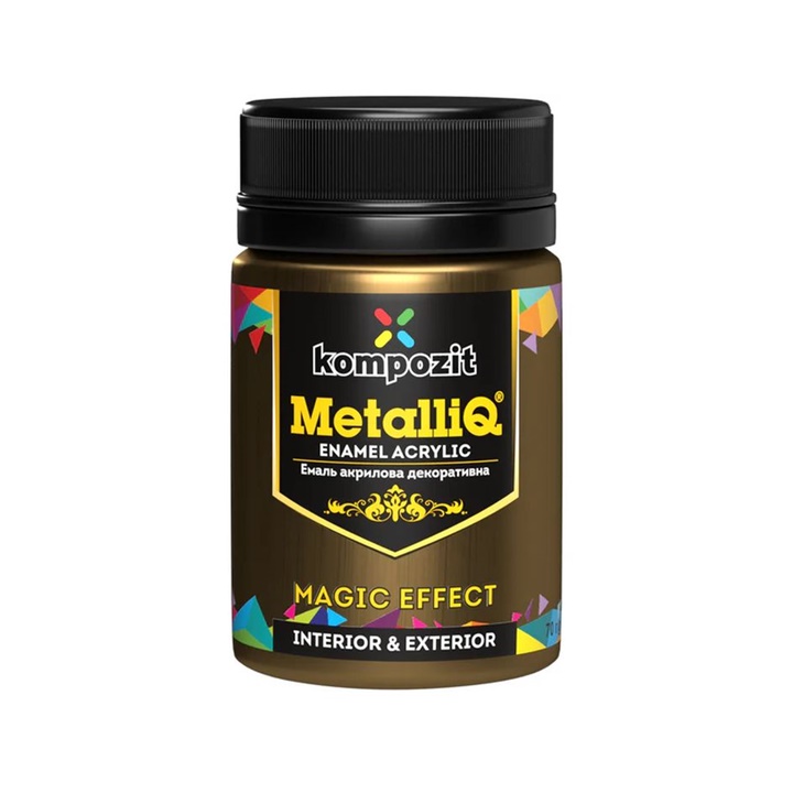 MetalliQ Kompozit Ακρυλικό χρώμα με μεταλλικό εφέ 70g | Διάφορες αποχρώσεις