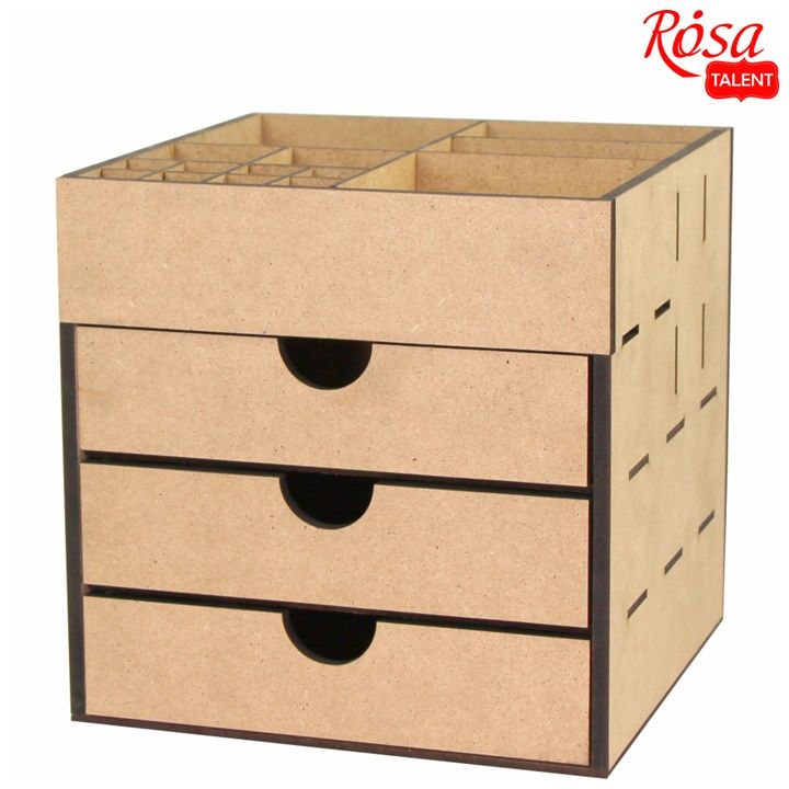 Οργανωτής MDF με 3 συρτάρια ROSA TALENT