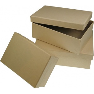Ορθογωνιο κουτι απο χαρτονι - διαλεξτε διαστασεις