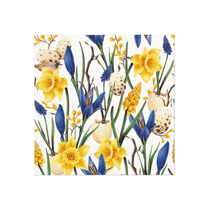 Πετσέτες ντεκουπάζ - Muscari with Daffodils  - 1τμχ