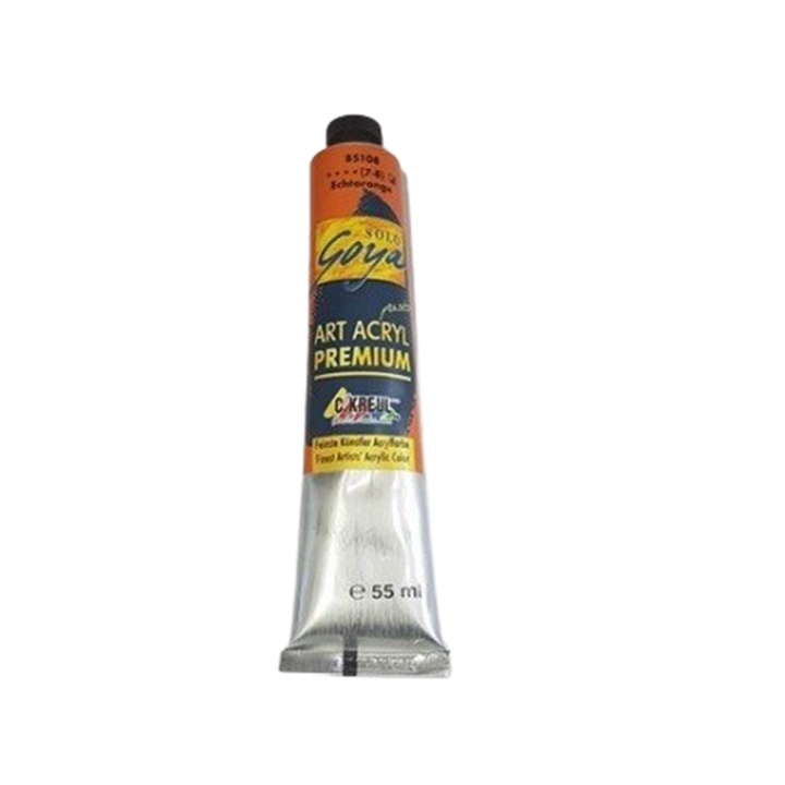 Premium ακρυλικό χρώμα SOLO GOYA 55 ml | true orange