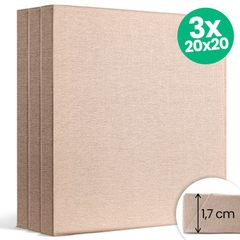 Σετ 3 καμβάδων ζωγραφικής NATURE ECO