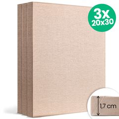 Σετ 3 καμβάδων ζωγραφικής NATURE ECO