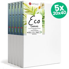 Σετ 5 καμβάδων ζωγραφικής ECO 20x40 cm