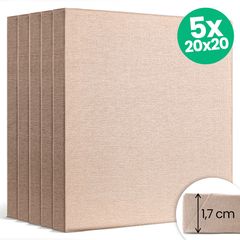 Σετ 5 καμβάδων ζωγραφικής NATURE ECO