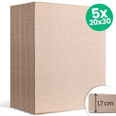 Σετ 5 καμβάδων ζωγραφικής NATURE ECO