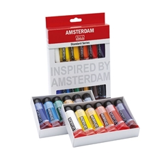 Σετ ακρυλικών χρωμάτων AMSTERDAM STANDARD SERIES - 12x20ml