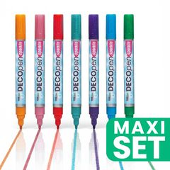 Σετ μαρκαδόρων Glitter - 7 αποχρώσεις