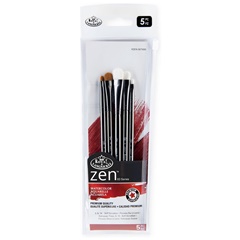 Σετ πινέλων ακουαρέλας Royal and Langnickel Zen 83 Series - 5 τεμάχια