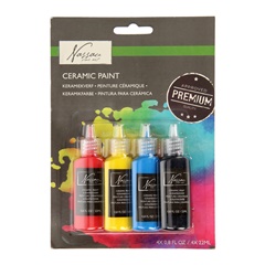 Σετ χρώματα πορσελάνης Nassau Fine Art 4 x 22 ml