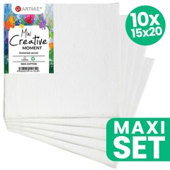 Σετ ζωγραφικής σε καμβά ARTMIE Mini - 10 τεμάχια
