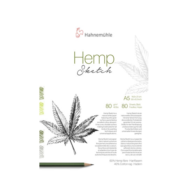Σημειωματάριο σκίτσου HAHNEMÜHLE HEMP SKETCH | A5