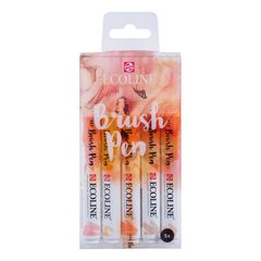 Στυλό ακουαρέλας Ecoline Brush Pen Beige Pink | σετ 5 τεμαχίων