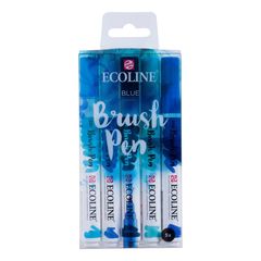 Στυλό ακουαρέλας Ecoline Brush Pen Blue | σετ 5 τεμαχίων