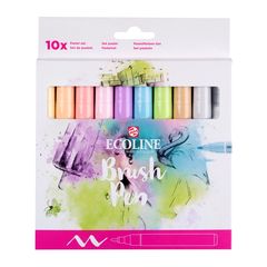 Στυλό ακουαρέλας ECOLINE BRUSH PEN παστέλ 10 τμχ