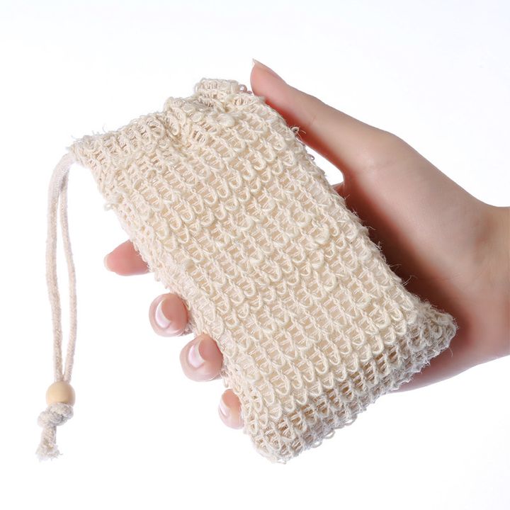 Τσάντα σαπουνιού από σισάλ 9x14 cm