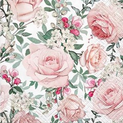 Χαροτοπετσετες για ντεκουπάζ  Gorgeous Roses - 1 τεμ