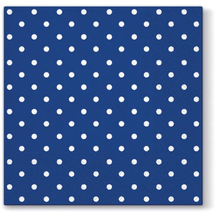 Χαρτοπετσέτες  για ντεκουπάζ  Blue Dots - 1 τεμάχιο