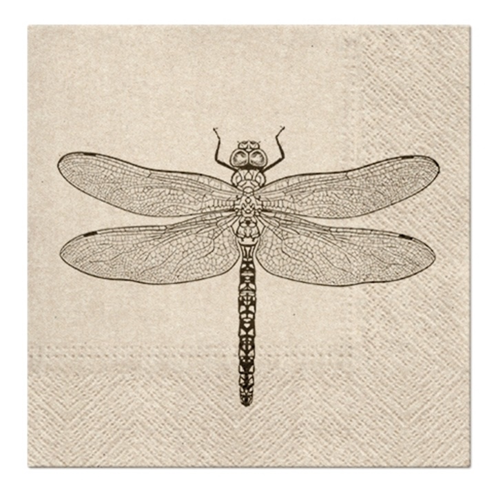 Χαρτοπετσέτες για ντεκουπάζ  Dragonfly - 1 τεμάχιο 