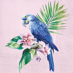 Χαρτοπετσέτες για ντεκουπάζ   Exotic Parrot- 1 τεμάχιο