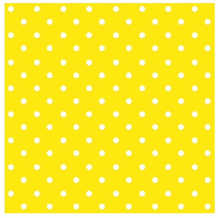 Χαρτοπετσέτες για ντεκουπάζ Yellow Dots - 1 τεμάχιο 