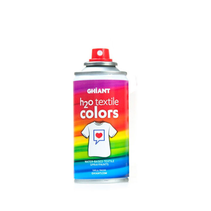 Χρωμα για υφασμα σε σπρει Ghiant H2O 150 ml - Bright Red