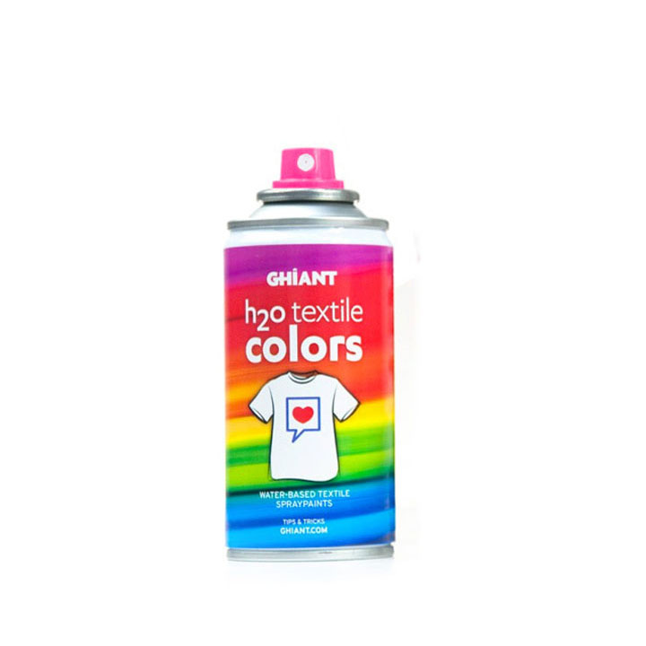 Χρωμα για υφασμα σε σπρει Ghiant H2O 150 ml - Fluo Pink