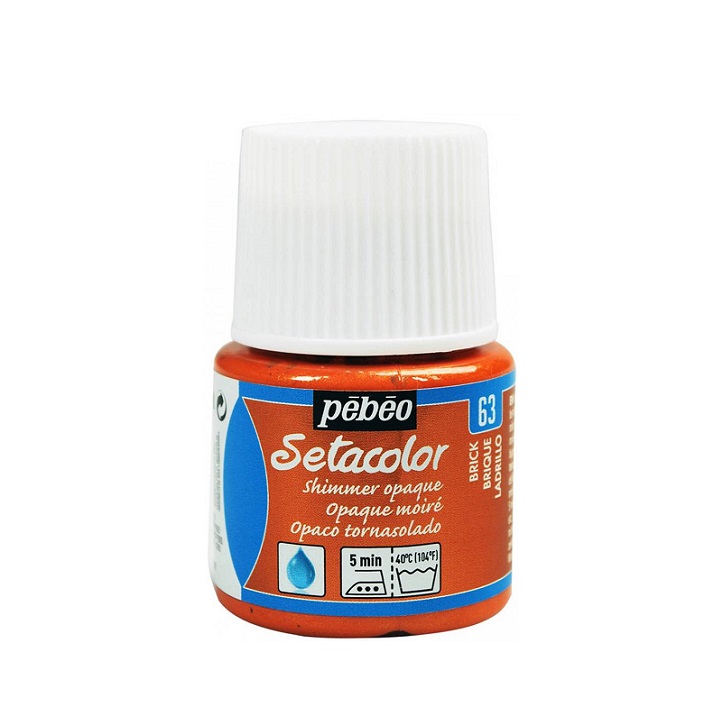 Χρώματα για ύφασμα  Pebeo Setacolor Opaque Shimmer [μεταλικ] 45 ml